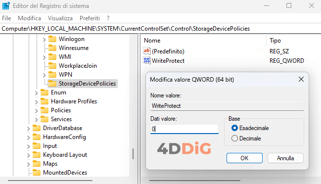 diskpart impossibile cancellare gli attributi del disco, non è possibile cancellare