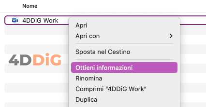autorizzazione negata su Mac