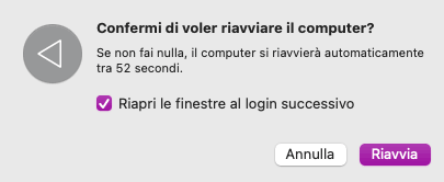 macOS non può riparare il disco