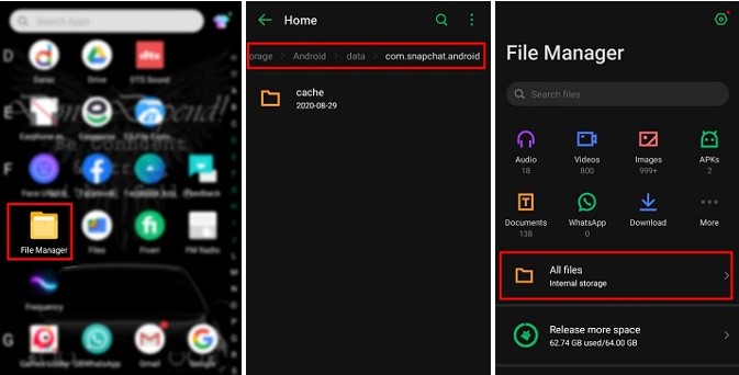recuperare i ricordi Snapchat cancellati 1