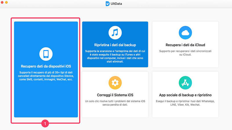 Recupero dati da dispositivi iOS