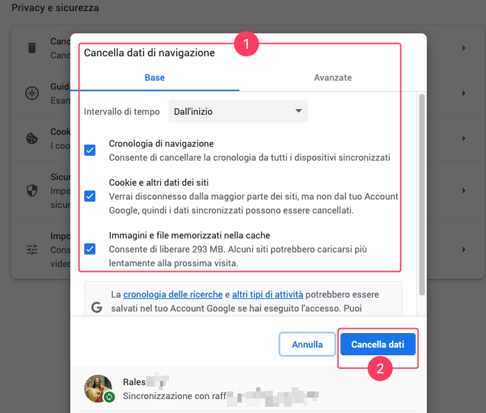 latenza video su YouTube