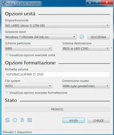 formattazione pc windows 7 5