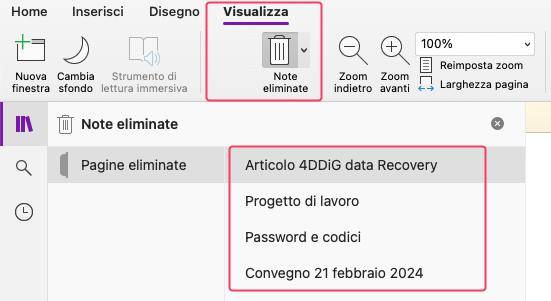 recuperare file onenote cancellati 2
