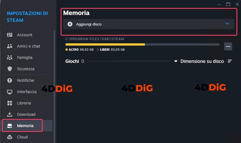 salvataggi giochi steam 4