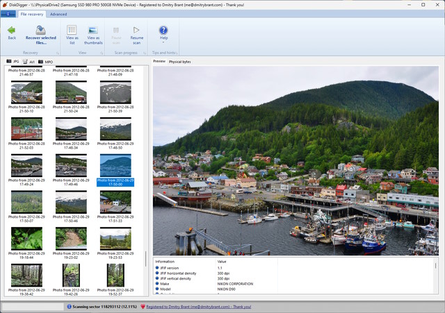 diskdigger data recovery software
