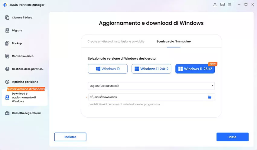  Scarica file ISO di Windows