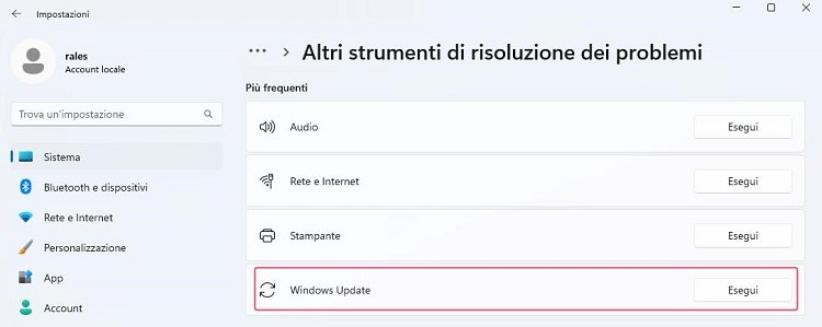 codice errore 0x80070005 5