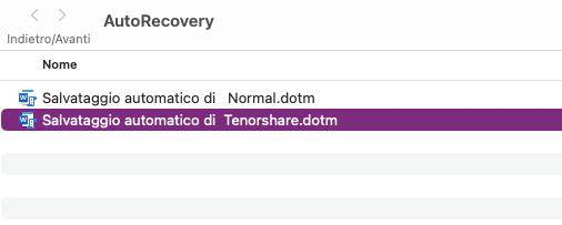come recuperare la versione precedente di un documento word 11