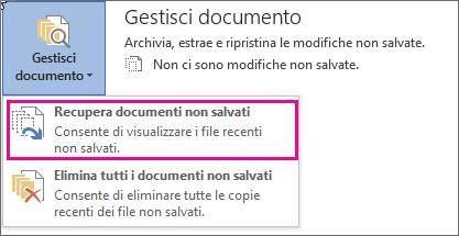 come recuperare la versione precedente di un documento word 4