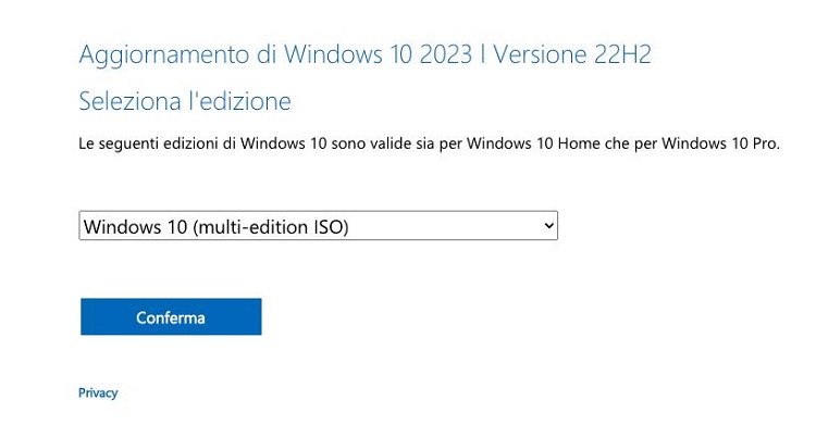 installare Windows 10 2