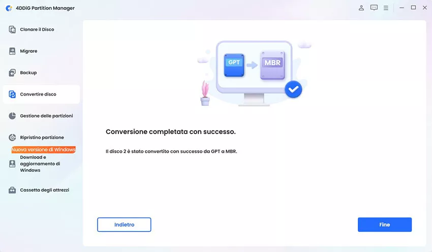Clicca su Avanti per accedere all'ambiente PE