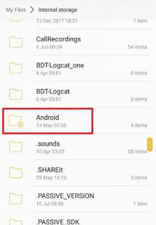 how to recover deleted snapchat videos Android Folder