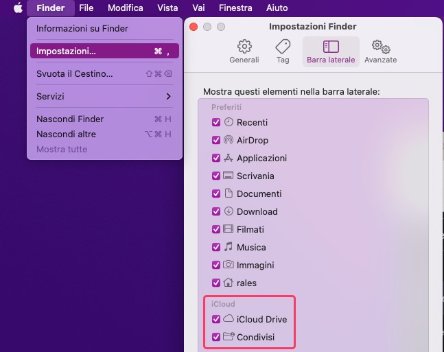  iCloud Drive e Condivisi