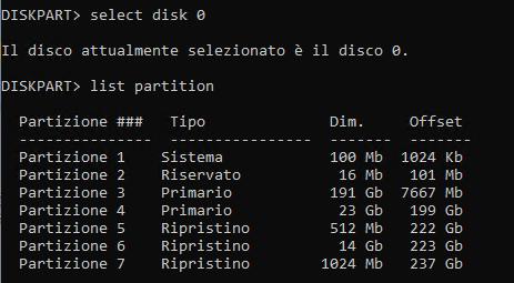 correggere l errore bcdboot