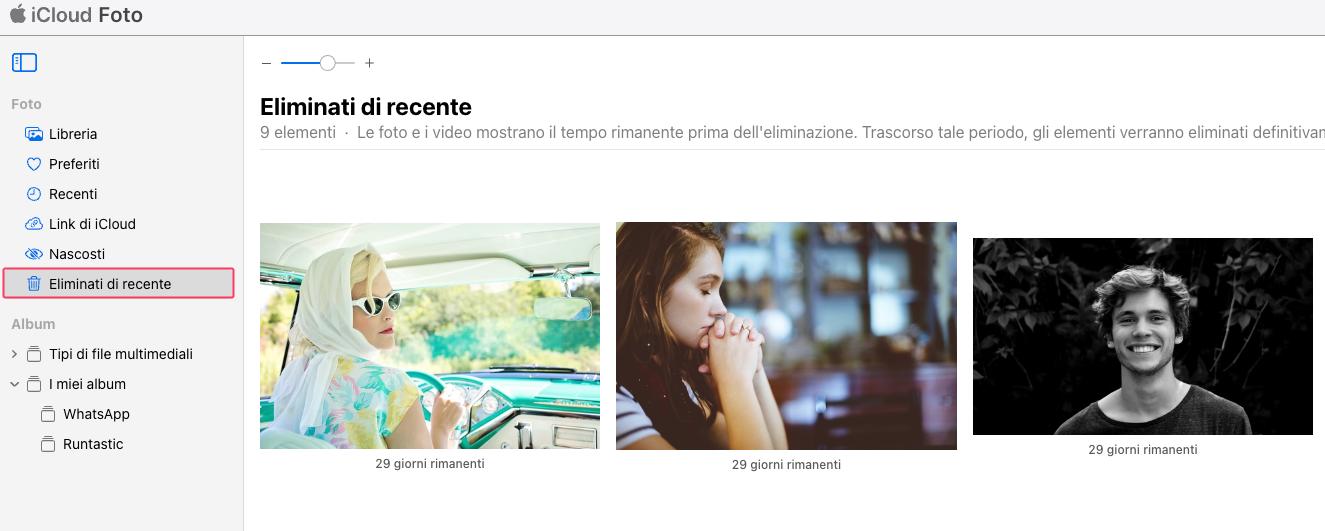 eliminati di recente