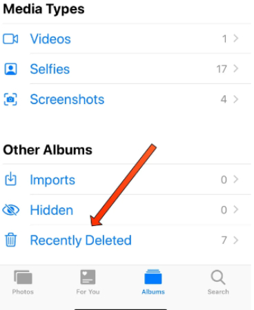 Recover  deleted Snapchat photos using icloud