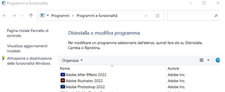rimuovere e scegli Disinstalla