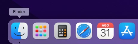 Quindi cliccare su “Finder”