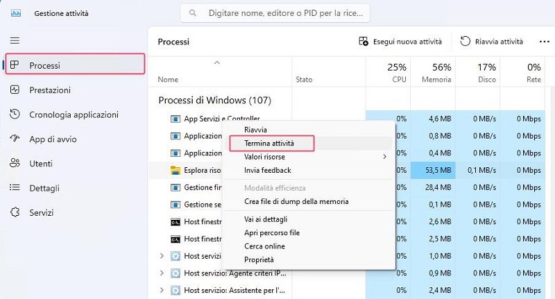 accesso alla cartella di destinazione negato 2