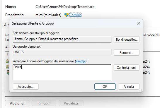 accesso alla cartella di destinazione negato 5