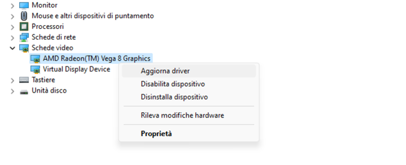 Aggiorna i Driver automaticamente