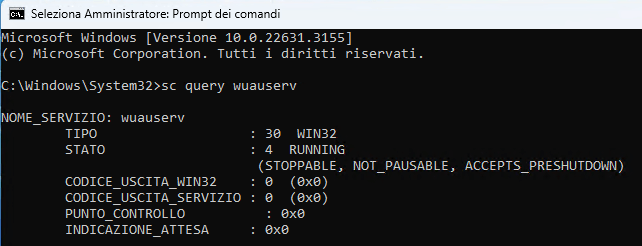 windows al dispositivo mancano importanti correzioni di sicurezza e qualità