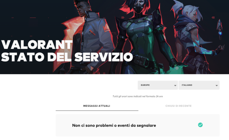 Controlla lo stato dei Server