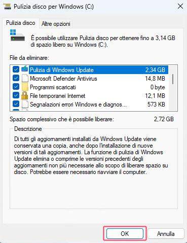 impossibile aggiornare la 5
