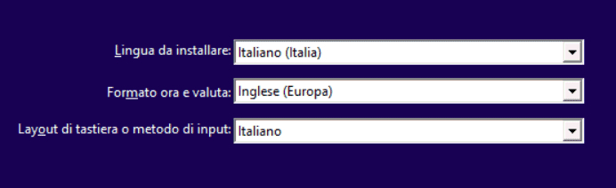 Installare Windows 11
