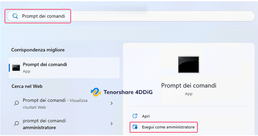 sembra che Windows non si sia caricato correttamente