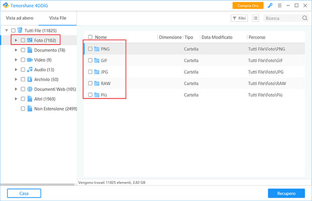 Usare 4DDiG Data Recovery