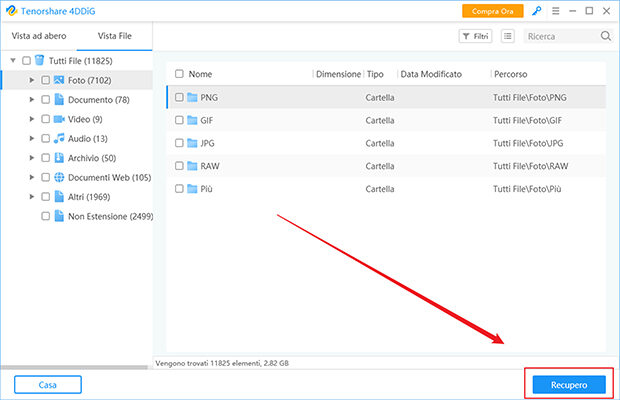 Usare 4DDiG Data Recovery