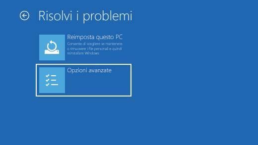 ripristino impostazioni di fabbrica windows 11