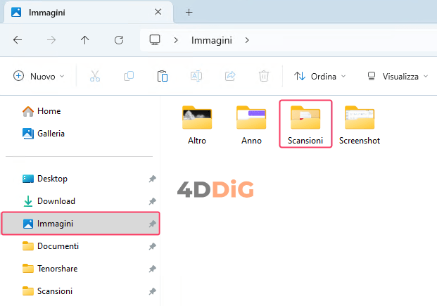 where do I find my scanned documents
