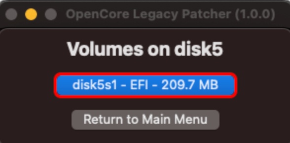 OpenCoreのファイルをコピー