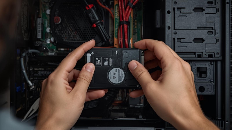 HDDからSSDへの換装デスクトップPC