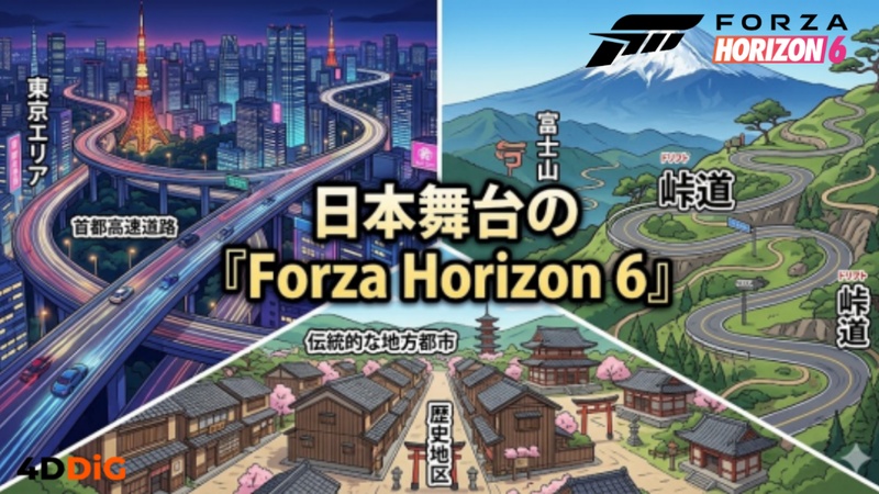 Forza Horizon6マップ