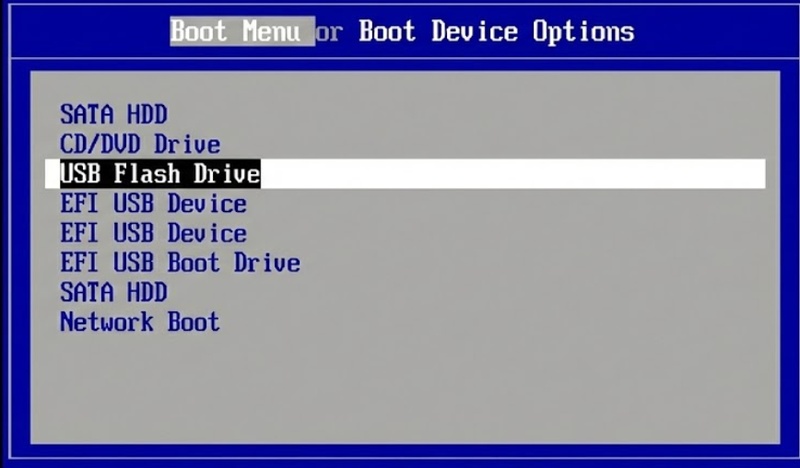 BIOSでUSBの優先度を上げる
