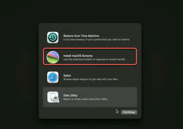 Install macOS Tahoe 26