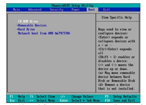 USBメモリを一番上にして]