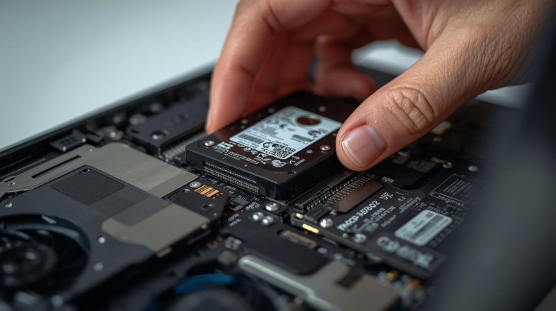 HDDからSSDへの換装ノートPC