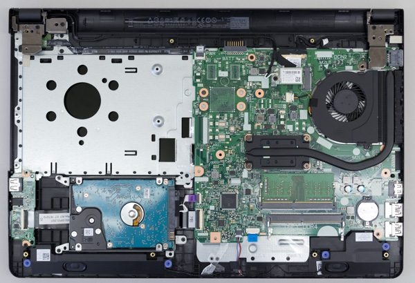 Dell HDDの取り外し