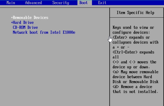 M.2 SSDの起動優先順位を最優先にさせる。