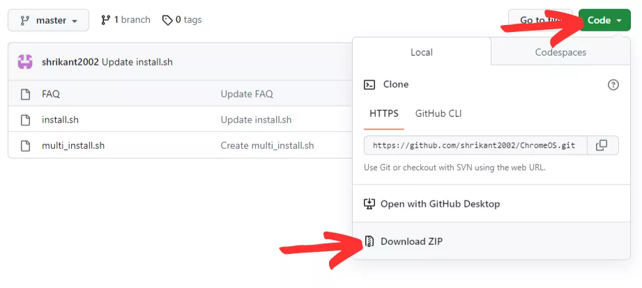 how to install chrome os