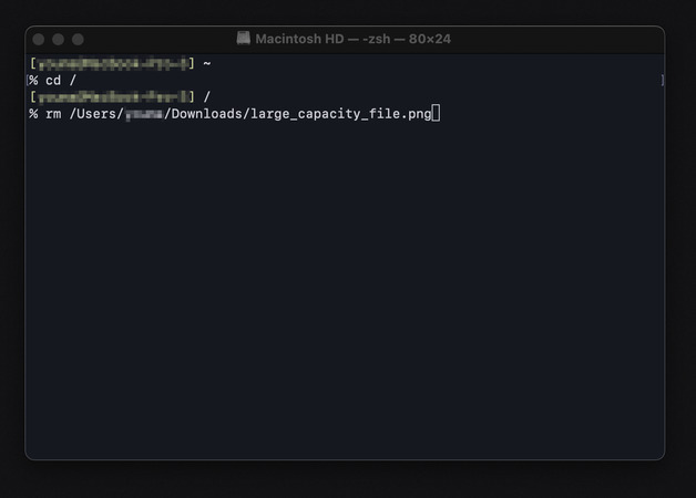 용량 큰 파일 검색 명령어 입력