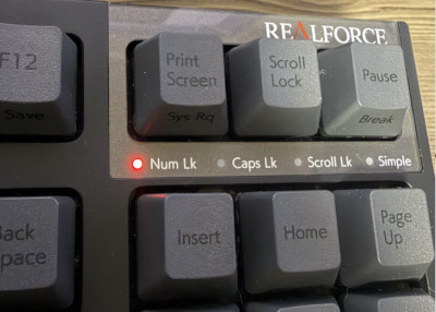 NumLockの確認