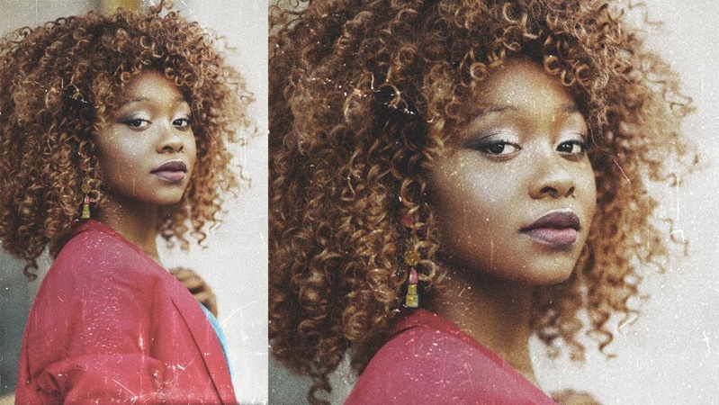 写真に粒子感を追加する