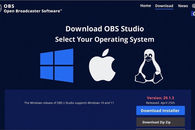 公式サイトから最新版を入手