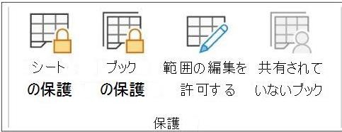 エクセルシートが保護されている
